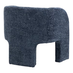 Sawyer Chenille Fabric Upholstered Accent Chair in Navy