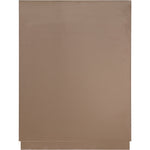Scallop Oak Veneer Chest in Brown