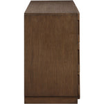 Scallop Oak Veneer Dresser in Brown
