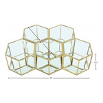 Sei Glass And Steel 5pc. Modular Coffee Table in Gold