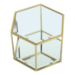 Sei Glass And Steel Coffee Table in Gold