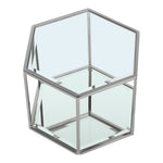 Sei Glass And Steel Coffee Table in Chrome