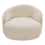 Caspian Chenille Fabric Upholstered Chair in Beige