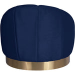Shelly Velvet Upholstered Chair in Navy