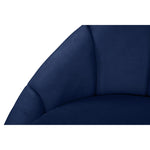 Shelly Velvet Upholstered Chair in Navy