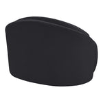 Caspian Chenille Fabric Upholstered Chair in Black