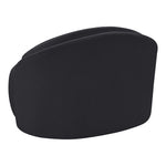 Caspian Chenille Fabric Upholstered Chair in Black