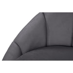 Shelly 91.5" Velvet Upholstered Sofa in Grey