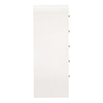 Siena Ash Wood And Natural Cane Chest in White