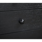 Askew Oak Veneer Nightstand in Black
