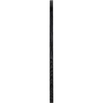 Siena Ash Wood And Natural Cane Frame Mirror in Black