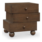 Askew Oak Veneer Nightstand in Brown
