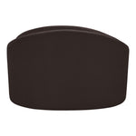 Caspian Chenille Fabric Upholstered Chair in Brown