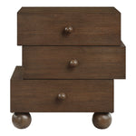 Askew Oak Veneer Nightstand in Brown