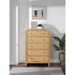 Siena Ash Wood And Cane Chest in Natural