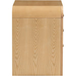 Siena Ash Wood And Cane Nightstand in Natural