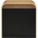 Siena Ash Wood And Cane Nightstand in Natural