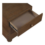 Askew Oak Veneer Nightstand in Brown