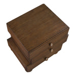 Askew Oak Veneer Nightstand in Brown