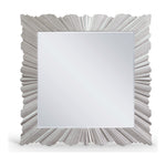 Silverton Leaf Frame Mirror in Silver