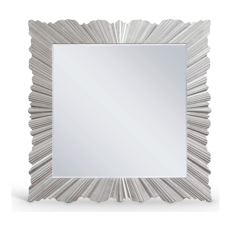 Silverton Leaf Frame Mirror in Silver