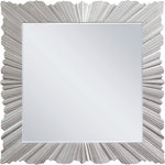 Silverton Leaf Frame Mirror in Silver