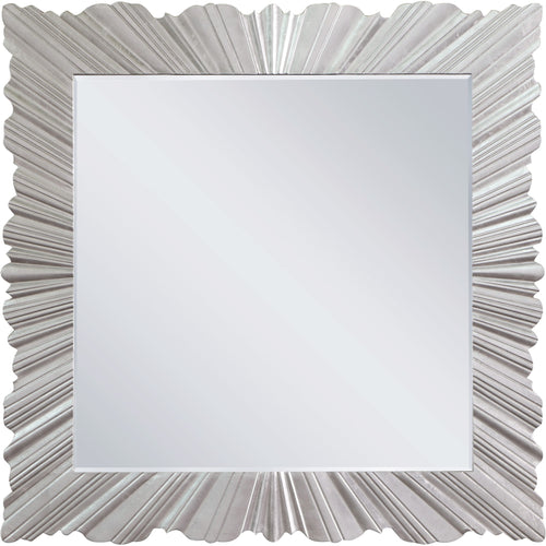 Silverton Leaf Frame Mirror in Silver