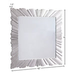 Silverton Leaf Frame Mirror in Silver