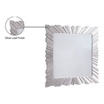 Silverton Leaf Frame Mirror in Silver