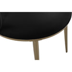 Skylar Velvet Upholstered Dining Chair in Black