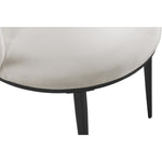 Skylar Velvet Upholstered Dining Chair in Cream