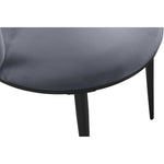 Skylar Velvet Upholstered Dining Chair in Grey