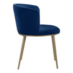 Skylar Velvet Upholstered Dining Chair in Navy