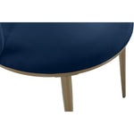 Skylar Velvet Upholstered Dining Chair in Navy