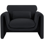 Sloan Velvet Upholstered Chair in Black