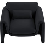 Sloan Velvet Upholstered Chair in Black