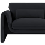 Sloan Velvet Upholstered Chair in Black