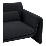 Sloan Velvet Upholstered Chair in Black