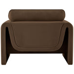 Sloan Velvet Upholstered Chair in Brown