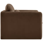 Sloan Velvet Upholstered Chair in Brown