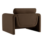 Sloan Velvet Upholstered Chair in Brown