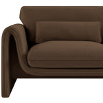Sloan Velvet Upholstered Chair in Brown