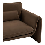 Sloan Velvet Upholstered Chair in Brown