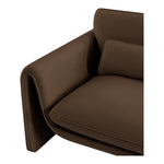 Sloan Velvet Upholstered Chair in Brown