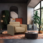 Sloan Velvet Upholstered Chair in Camel