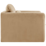 Sloan Velvet Upholstered Chair in Camel