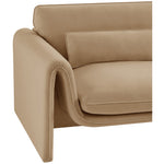 Sloan Velvet Upholstered Chair in Camel
