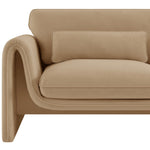Sloan Velvet Upholstered Chair in Camel