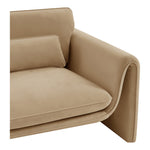 Sloan Velvet Upholstered Chair in Camel