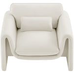 Sloan Velvet Upholstered Chair in Cream